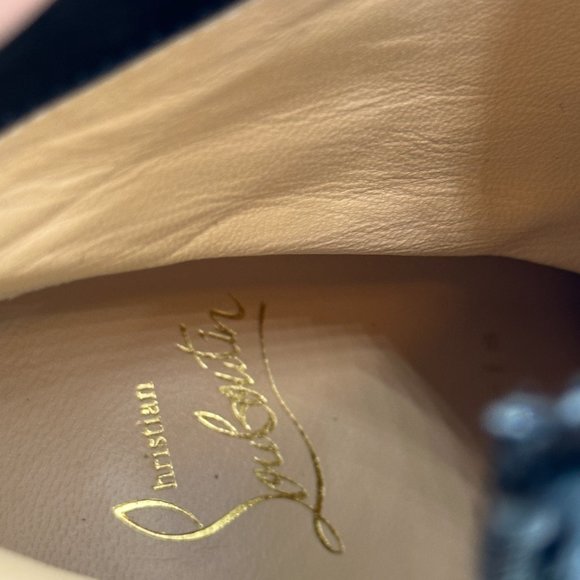 Christian Louboutin SO KATE BOOTY 100 Velours Papillon Ankle Boots Heels - Picture 4 of 16